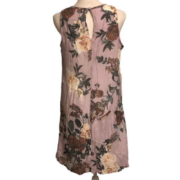 DARIAN Dress Women's Size Small Pink Multicolor Y2K Roses Floral Grunge - Picture 2 of 9